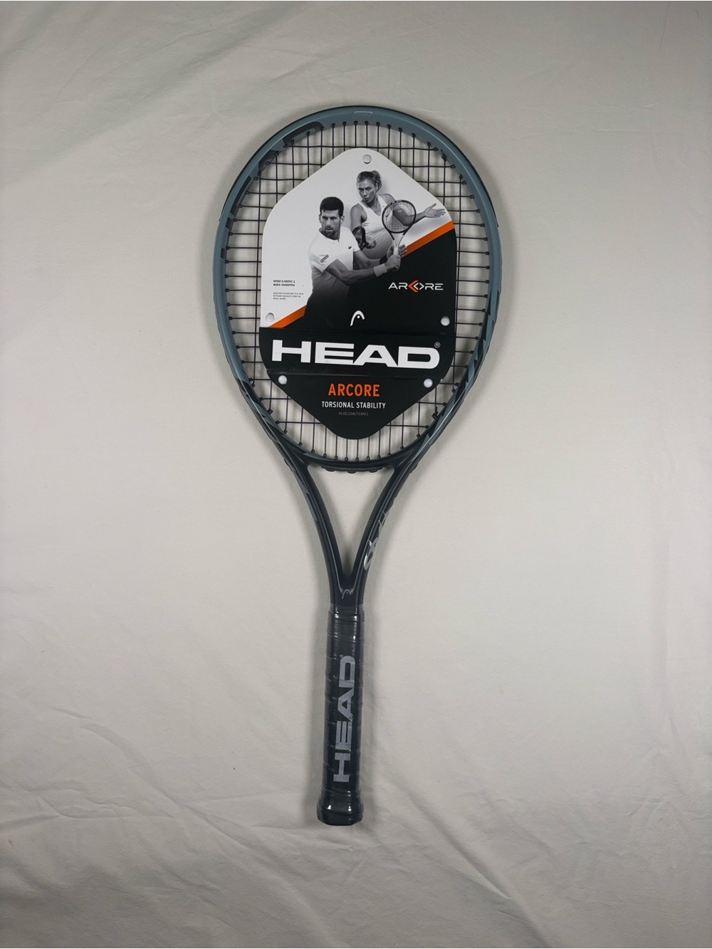 HEAD Arcore Tennis Racket in Dark Gray and Black